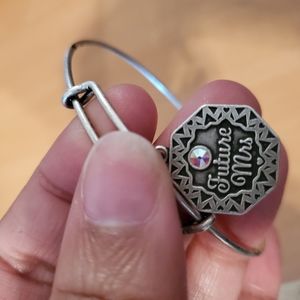 Alex & Ani "Future Mrs." Silver Bangle